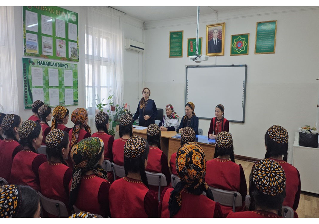  Zenanlar guramasy tarapyndan talyp gyzlary üçin wagyz-nesihat çäresi geçirildi